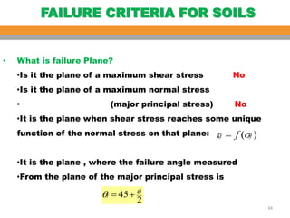 Comprehensive Analysis of Soil Shear Strength and Failure Criteria in ...