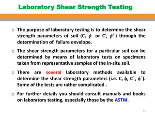 Comprehensive Analysis of Soil Shear Strength and Failure Criteria in ...