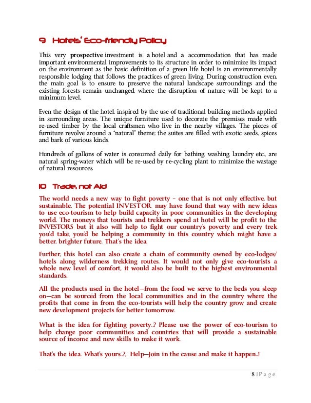 Prospectus Hotel Resort