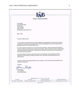 L8A1- FINAL PORTFOLIO ASSIGNMENT 6
 