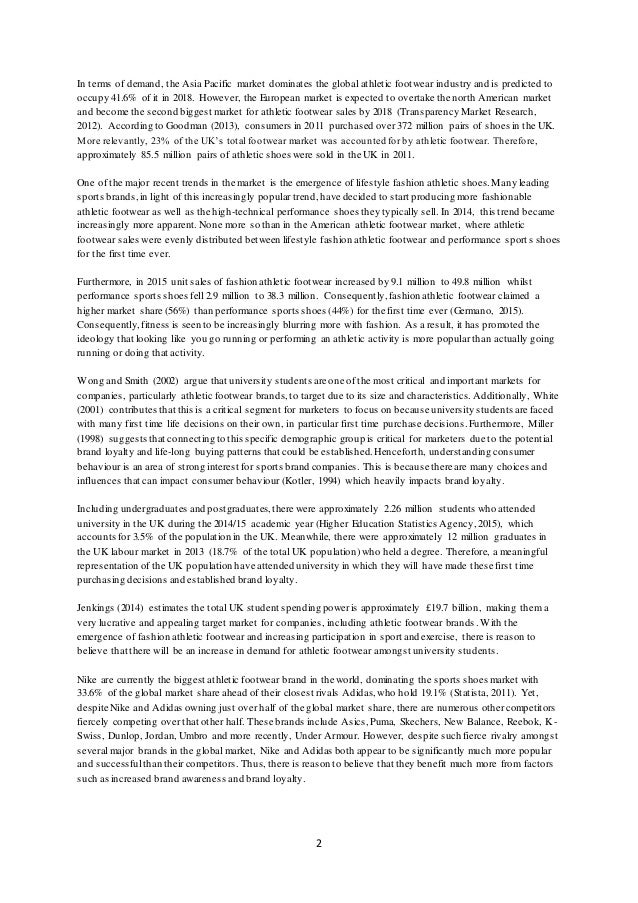 Final year dissertation