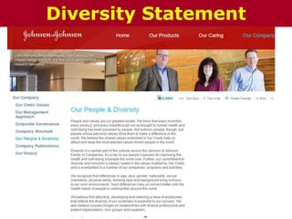 Diversity Statement
 