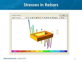 Stresses in Rebars
36Advanced Concrete l August-2014
 