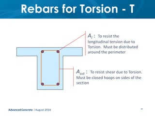 CE72.52 - Lecture 3b - Section Behavior - Shear and Torsion | PPTX