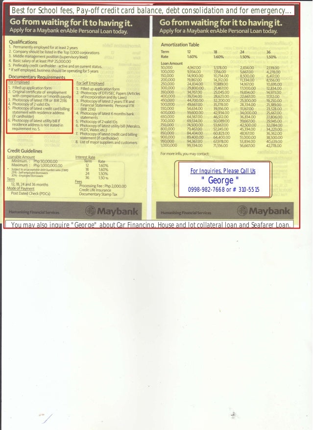 amortization personal loan