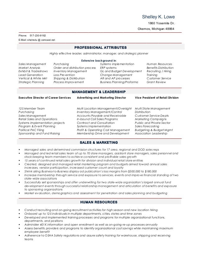 Shelley Lowe's Resume General All Skill Sets (1)