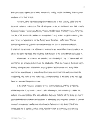 Put On Your Typeface by Chris Tyre | PDF