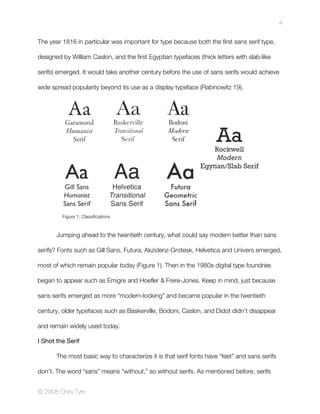 Put On Your Typeface by Chris Tyre | PDF