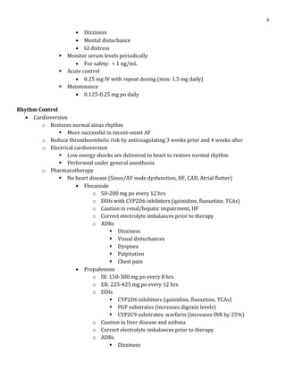 Topic Discussion 1 Rate and Rhythm Control AFib | PDF