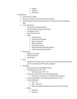 Topic Discussion 1 Rate and Rhythm Control AFib | PDF