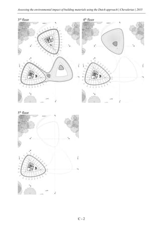 Assessing the environmental impact of building materials using the Dutch approach | Chevalerias | 2015
C - 2
3rd
floor 4th
floor
5th
floor
 