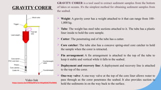 Fixed Corer Sample MARINE FOUNDATION ENGINEERING for Btech third year | PPTX