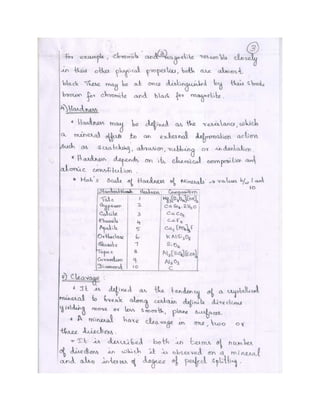UNIT 2 ENGINEERING GEOLOGY WITH ANSWER KEY | PDF