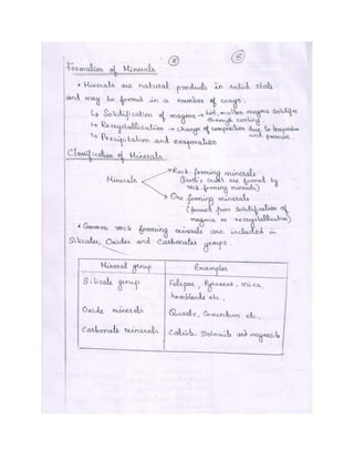 UNIT 2 ENGINEERING GEOLOGY WITH ANSWER KEY | PDF