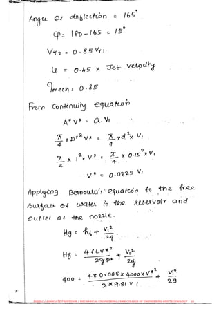 CE 8394 FLUID MECHANICS AND MACHINERY UNIT V | PDF