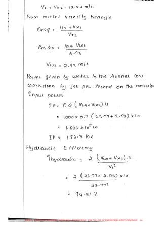 CE 8394 FLUID MECHANICS AND MACHINERY UNIT V | PDF