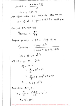 CE 8394 FLUID MECHANICS AND MACHINERY UNIT V | PDF