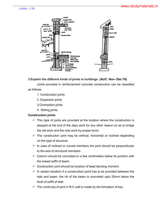 CE8401 Construction Techniques and Practices notes 3.pdf