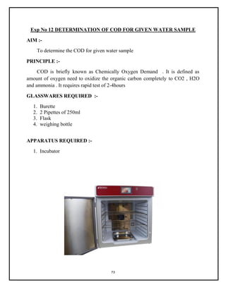 Cod Lab Water CE8512-WATER AND WASTE WATER ANALYSIS LABORATORY.pdf