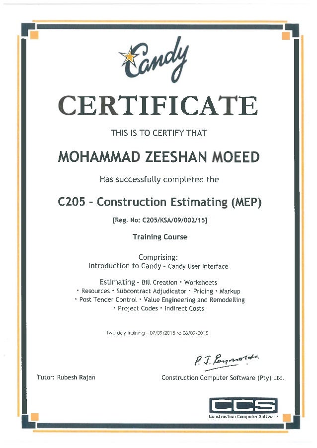 Certificate-Candy