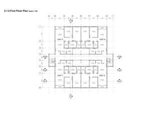 2.1.2 First Floor Plan Scale 1:150
 
