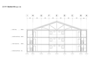 2.1.11 Section X3 Scale 1:100
 