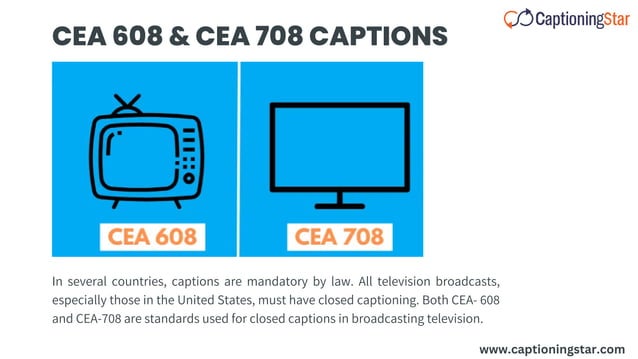 CEA- 608 & CEA- 708 Closed Captions.pdf | Digital Audio | Computer ...