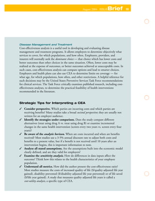 Cost Effectiveness Analysis in Health economics | PDF
