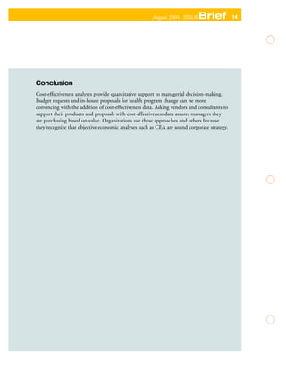 WHAT IS COST EFFECTIVENESS ANALYSIS IN HEALTH ECONOMICS visual data 2