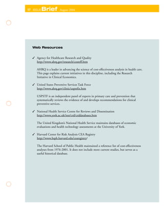 Cost Effectiveness Analysis in Health economics | PDF
