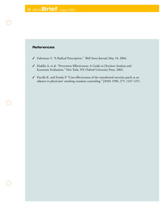 Cost Effectiveness Analysis in Health economics | PDF