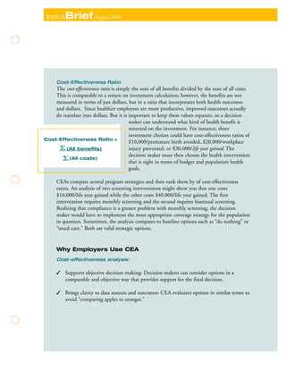 Cost Effectiveness Analysis in Health economics | PDF