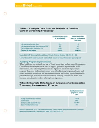 Cost Effectiveness Analysis in Health economics | PDF