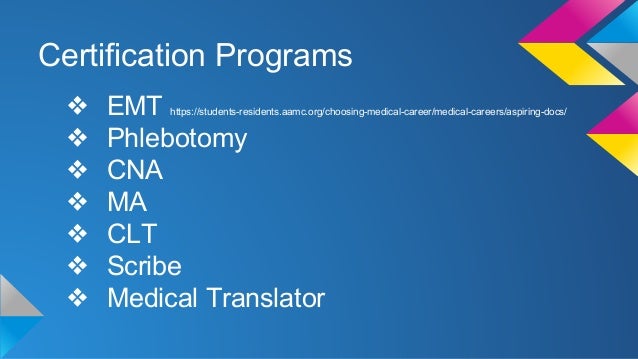 pre med careers