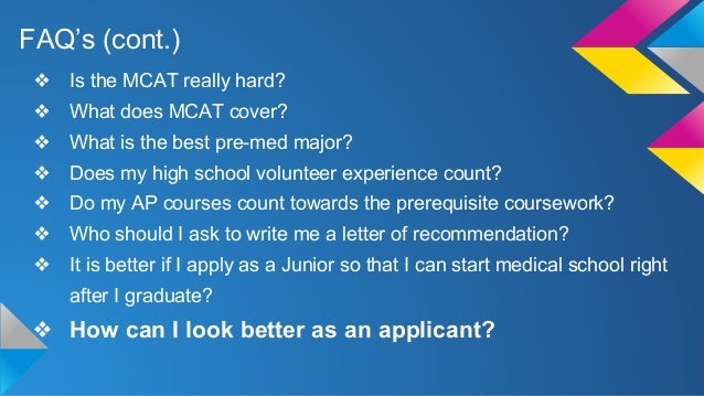 What does the mcat cover