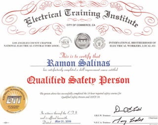 Qualified Safety Person