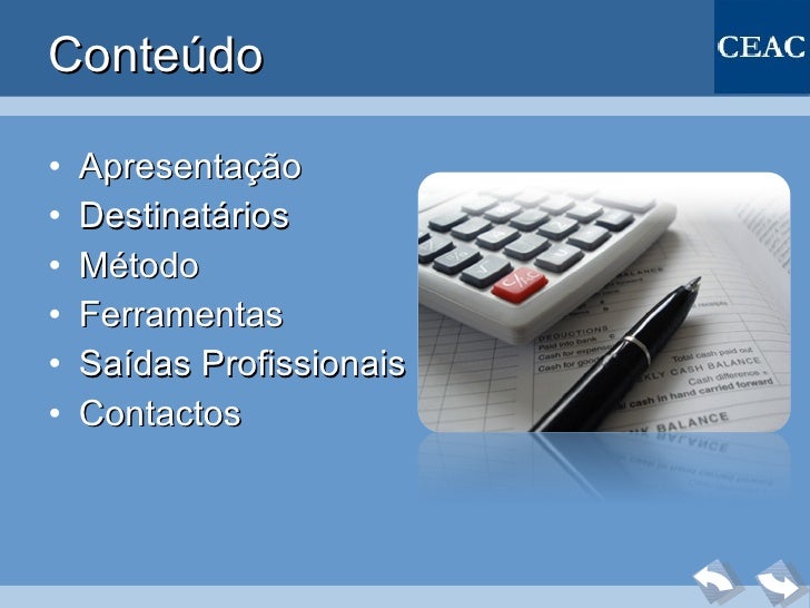 Cursos contabilidade