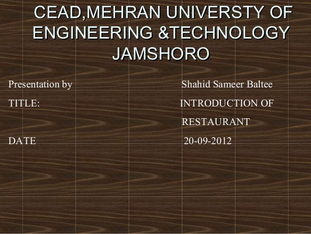 restaurant presentation restaurant powerpoint presentations