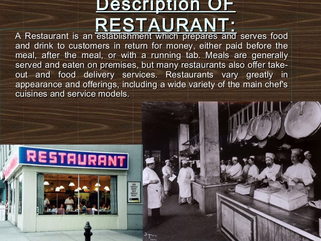 Restaurant Presentation