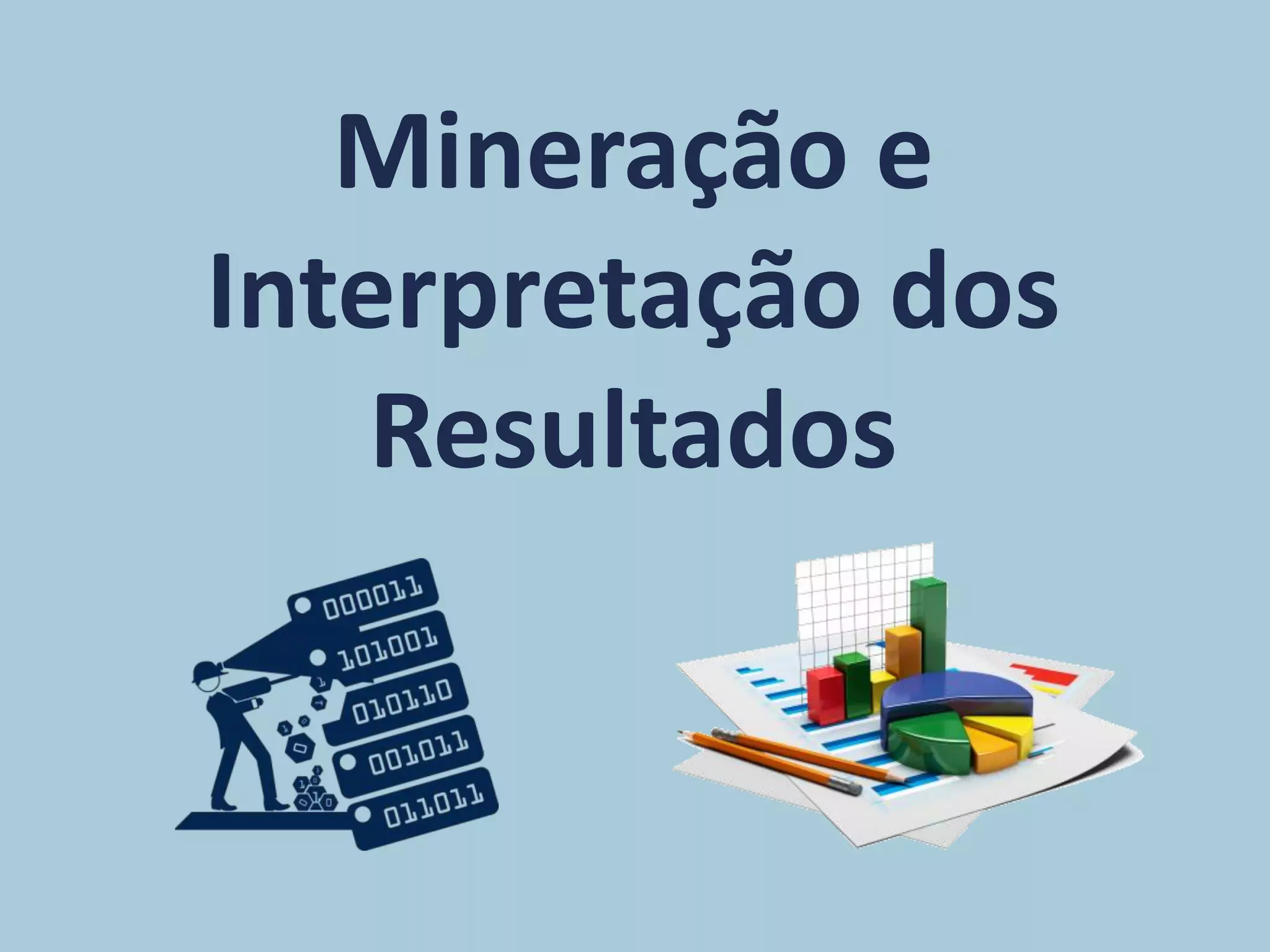 Mineração e
Interpretação dos
Resultados
 