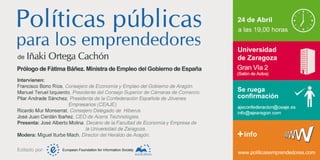 Políticas Públicas para emprendedores_24 de abril_2013