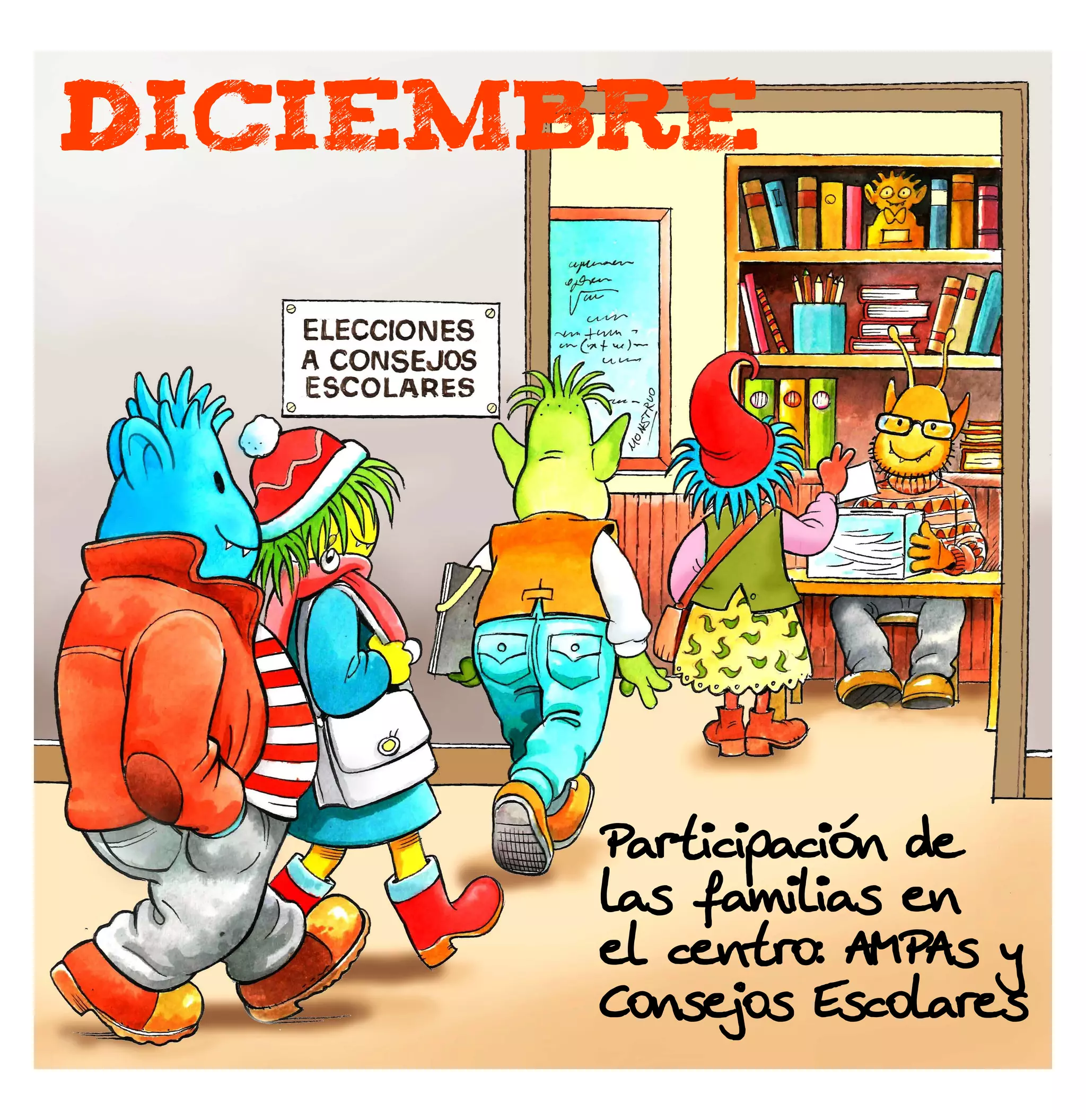 DICIEMBRE

Participación de
las familias en
el centro: AMPAs y
Consejos Escolares

 