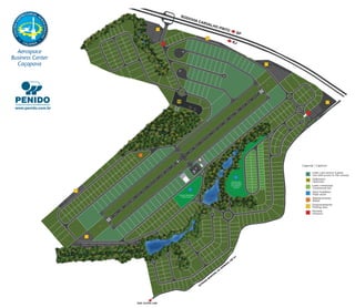 Aerospace
Business Center
  Caçapava




                                                  Legenda / Captions

                                                         Lotes com acesso à pista
                                                         Lots with access to the runway
                                                         Helicentro
                                      Centro de          Helicenter
                                     Convenções
                                     Convention          Lotes comerciais
                                       Center            Commercial lots
                                                         Setor hoteleiro
                  Centro Hoteleiro                       Hotel sector
                    Hotel Center
                                                         Abastecimento
                                                         Refuel
                                                         Estacionamento
                                                         Parking area
                                                         Portaria
                                                         Entrance
 