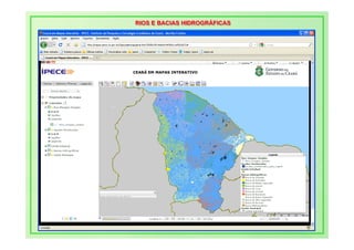 RIOS E BACIAS HIDROGRÁFICAS
RIOS E BACIAS HIDROGRÁFICAS
 