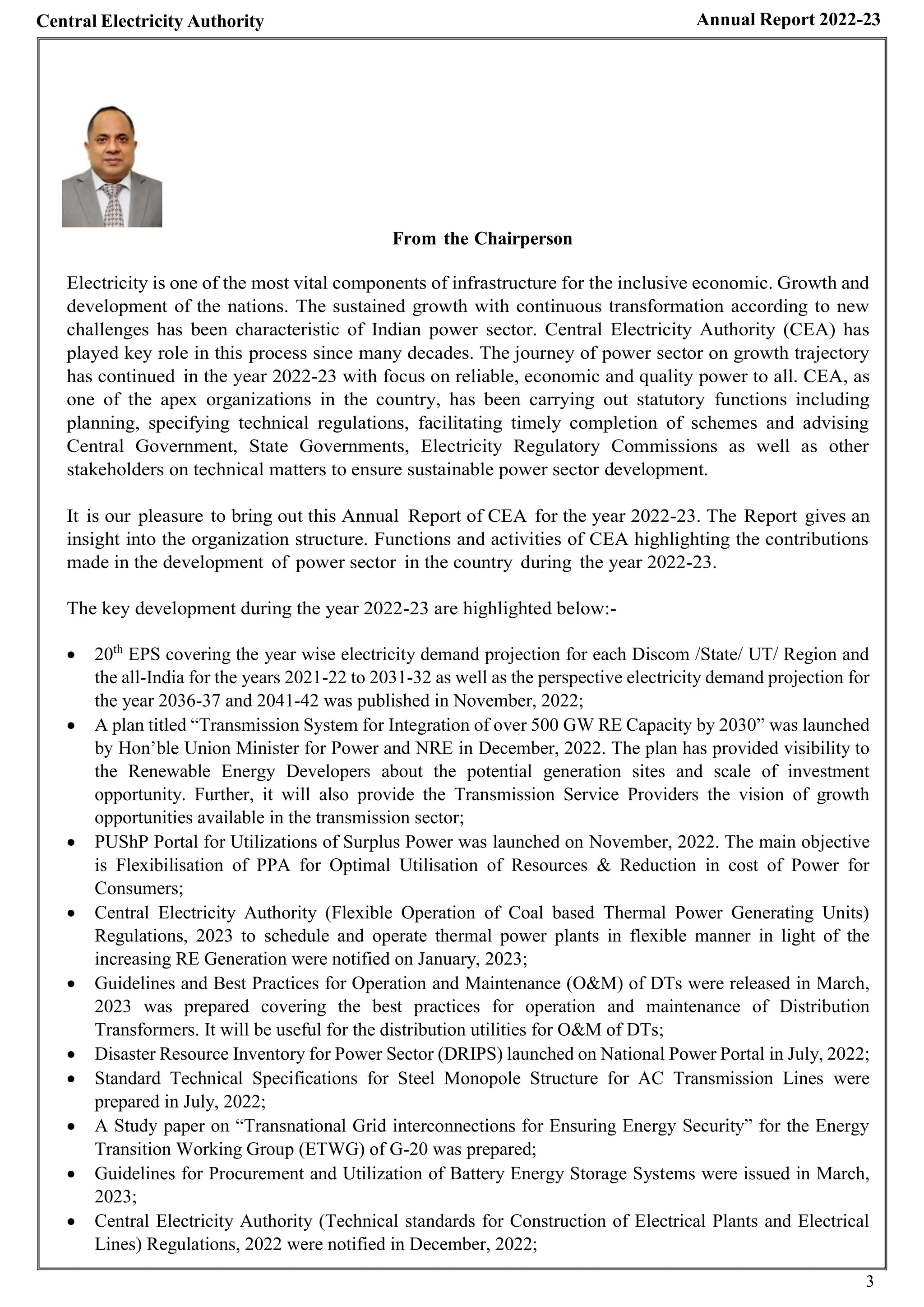 CEA REPORT 23.pdf centre electricity authority report 2023 | PDF