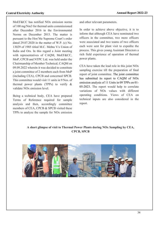 CEA REPORT 23.pdf centre electricity authority report 2023 | PDF