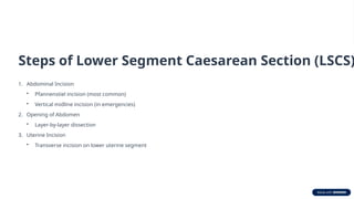 CEASAREAN-SECTION.... Obstetrics and gynecology ppt free download | PPTX