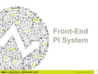 Front-End
PI System



     © Cop yri g h t 2012 OSIso f t , LLC.   5
 