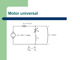Motor universal
 