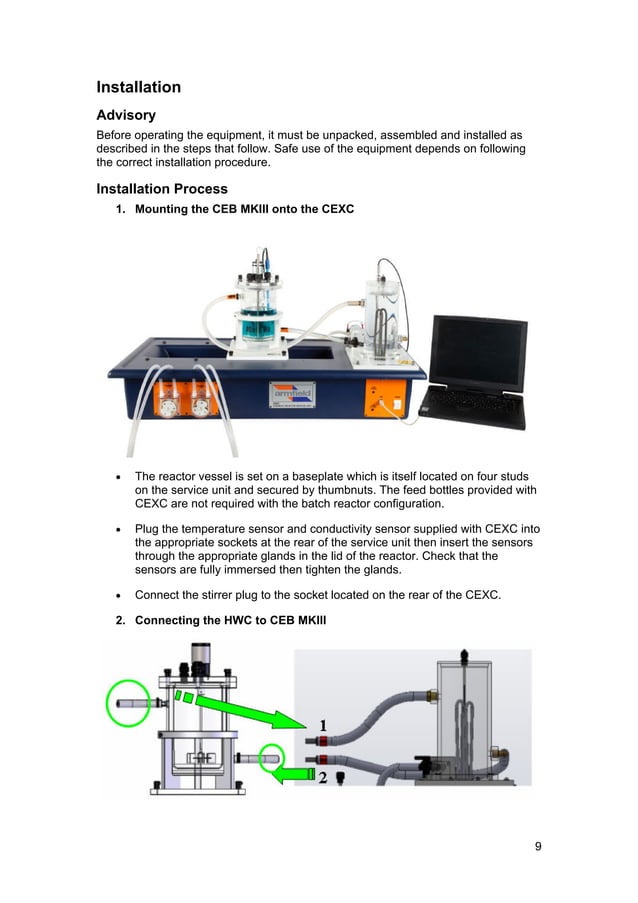 Transparent Batch Reactor - Instruction Manual | PDF